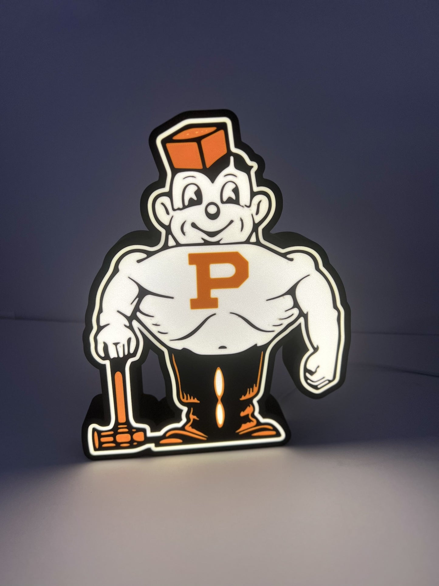 Vintage Purdue Pete 3D Printed Lighted Box!