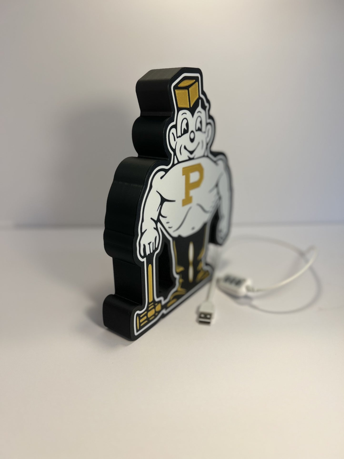 Vintage Purdue Pete 3D Printed Lighted Box!